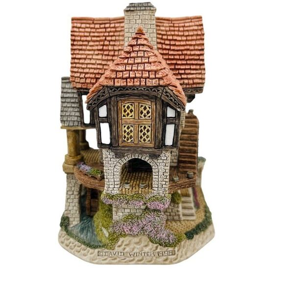 David Winters Cottages Collectors 1999 Watt's Cottage Original Box Mint - Picture 12 of 16